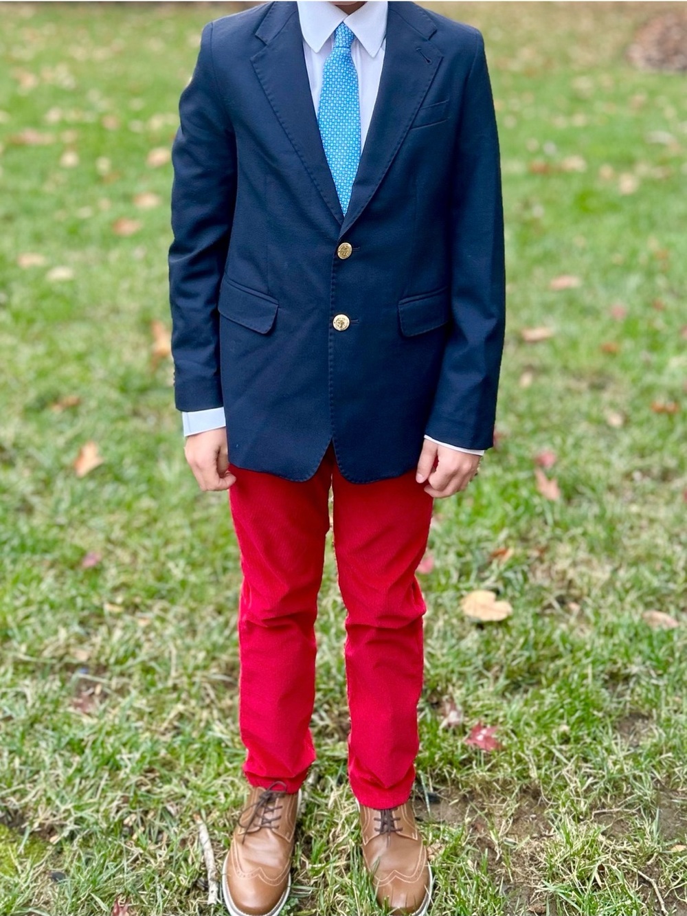 Vineyard Vinces navy performance blazer
